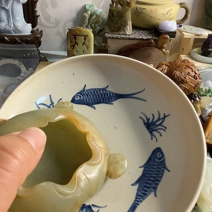 摆件用****3新号开播瓷器一个