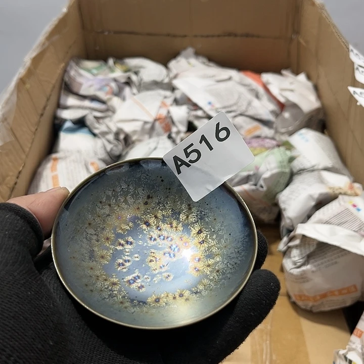 瓷片茶摆件工艺品摆件666