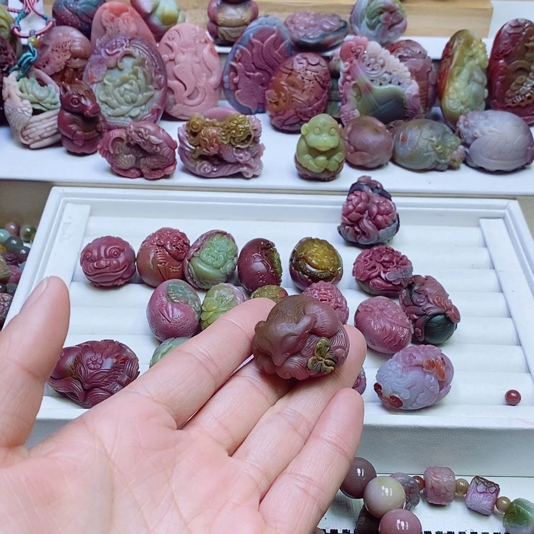 玛瑙/玉髓盐源玛瑙未镶嵌