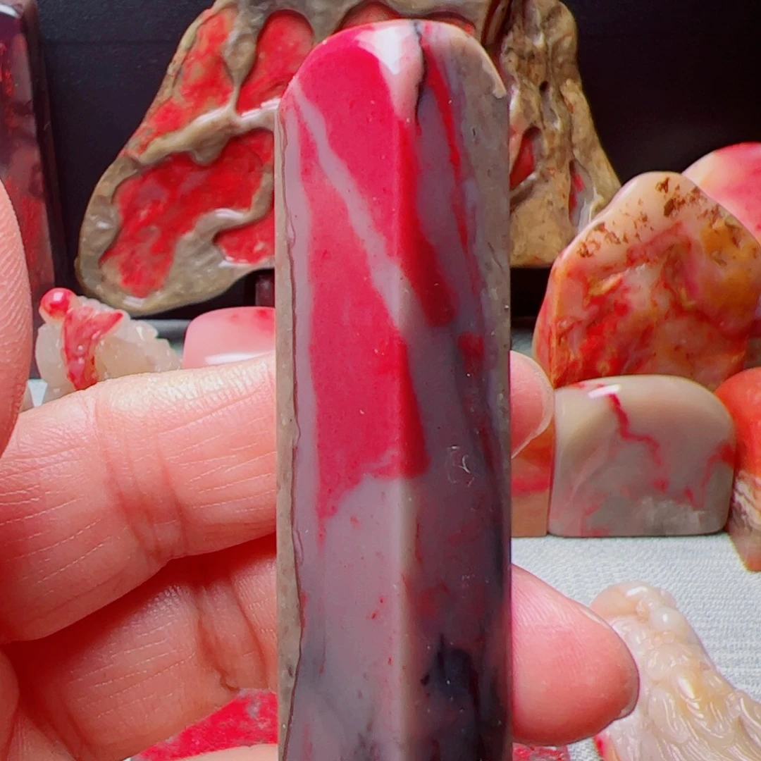 昌化石昌化鸡血石印章