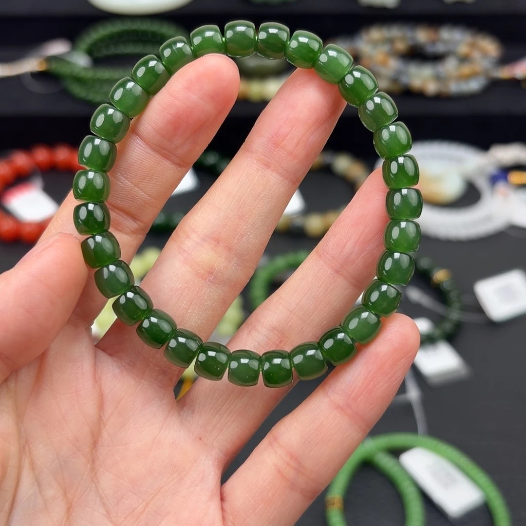 和田玉未镶嵌手链