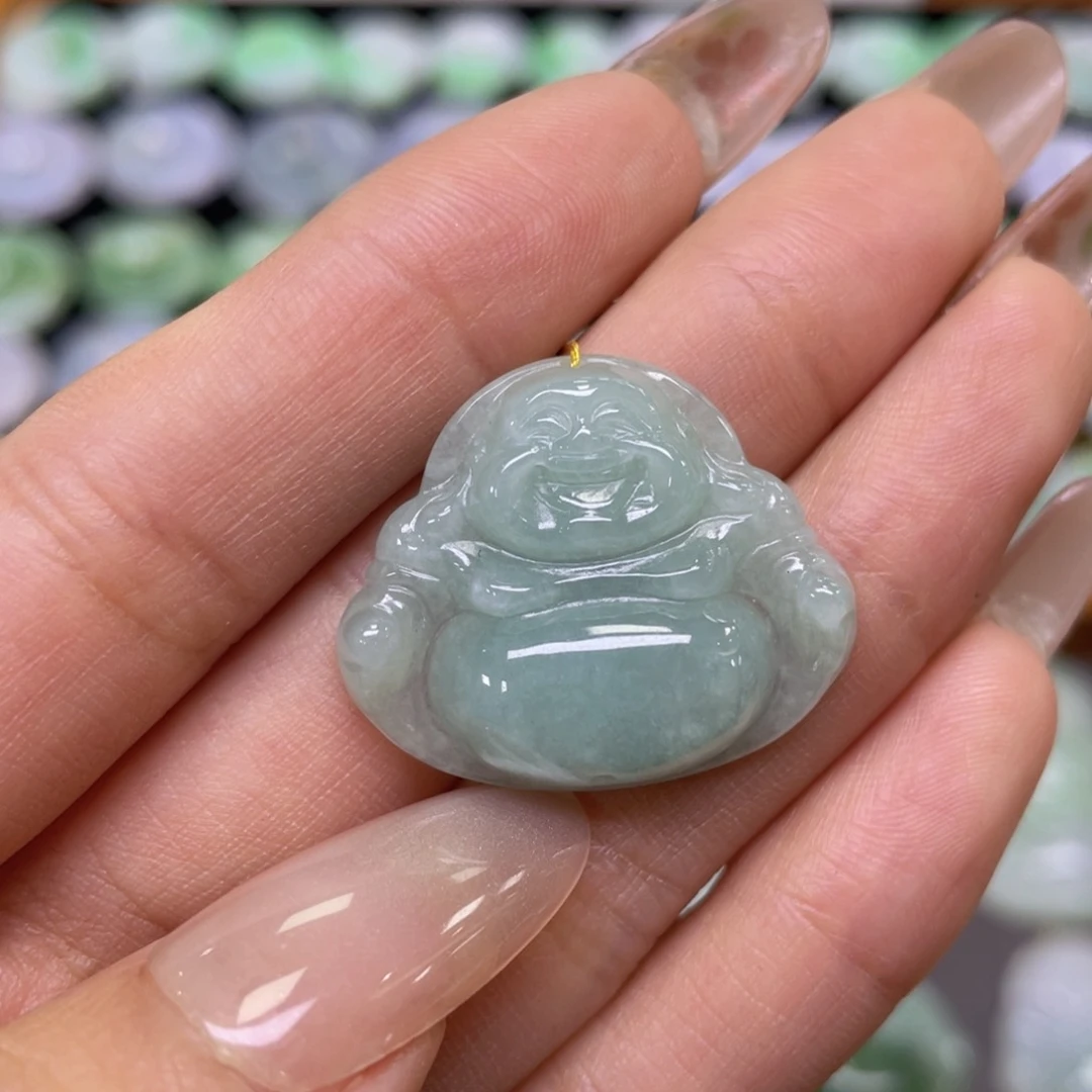 颈饰未镶嵌翡翠佛公