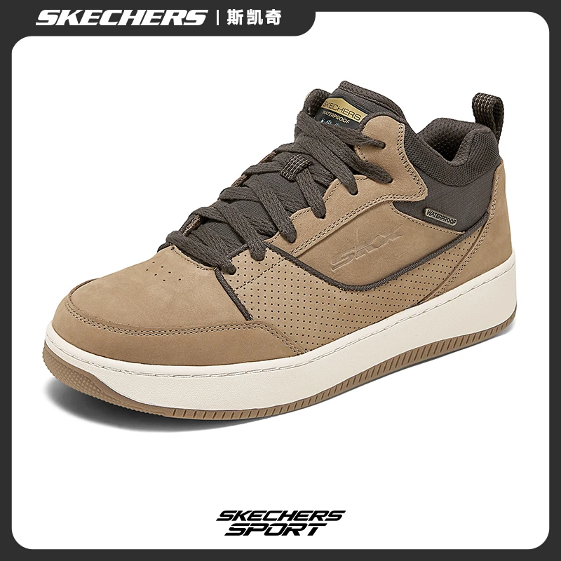 Skechers斯凯奇春季男鞋复古时尚舒适休闲鞋百搭厚底板鞋254014C