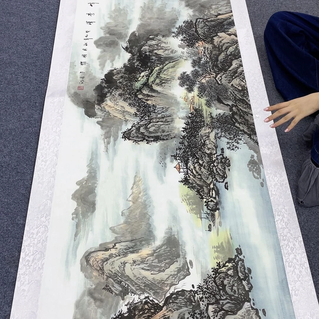 国画作品小姐姐放漏…