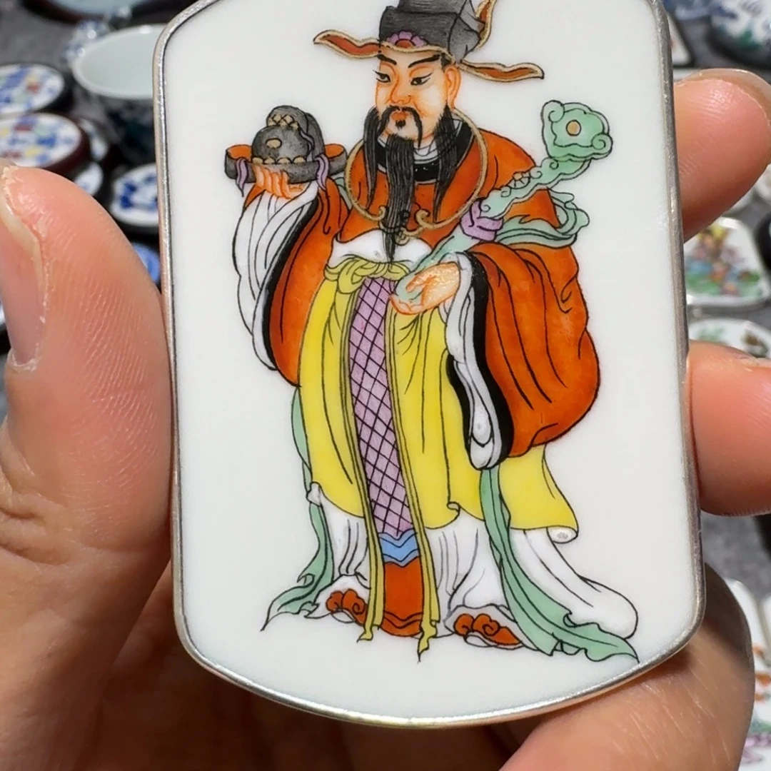 小***林瓷片精品挂件一个