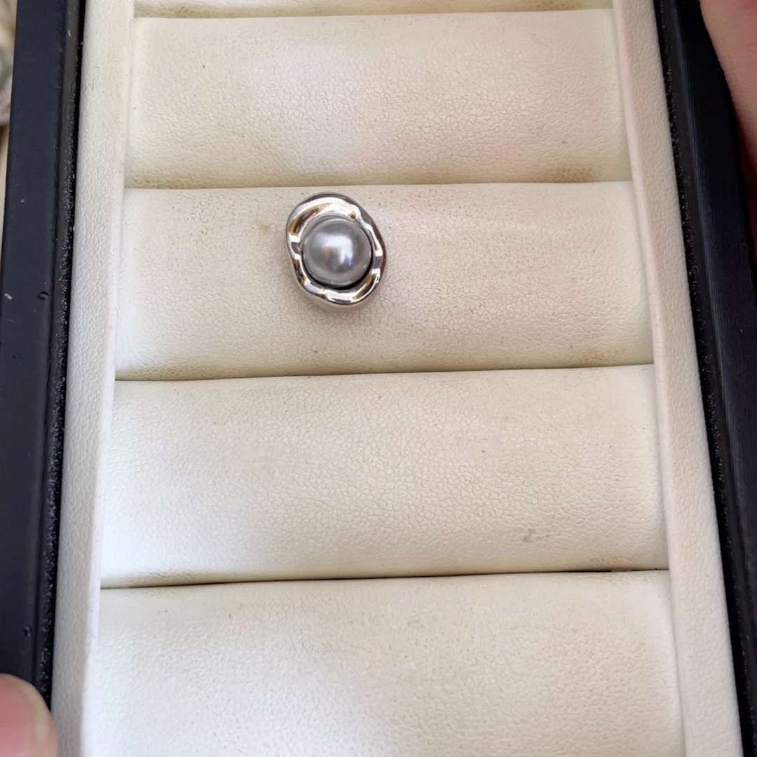 颈饰银S925镶嵌海水珍珠