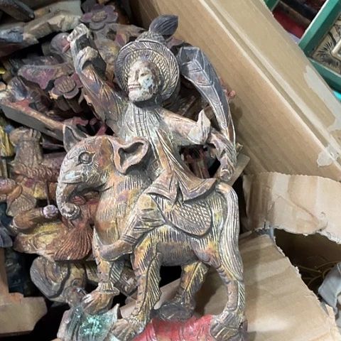 香榧木居**雨一个孤品木雕50