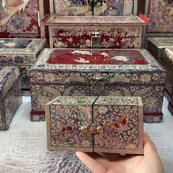 蝶恋花对开小首饰盒