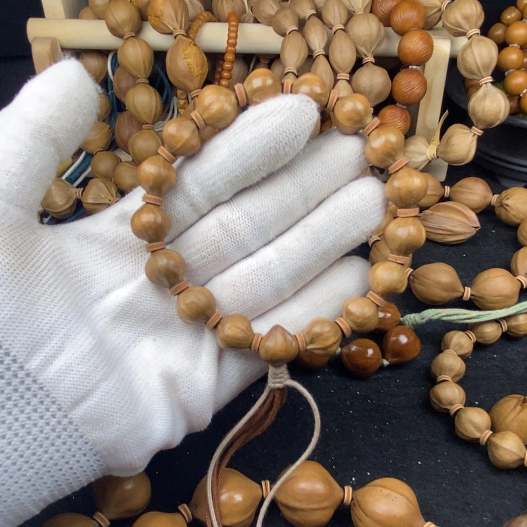 9***眼手串/手链橄榄核1212三花蜜桃臀17颗