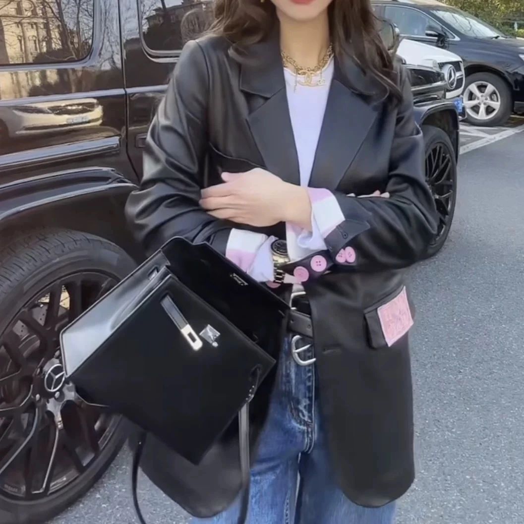 「Darley推荐」“恋爱方程式”｜绵羊皮｜女士休闲宽松阳光可爱潮·西服