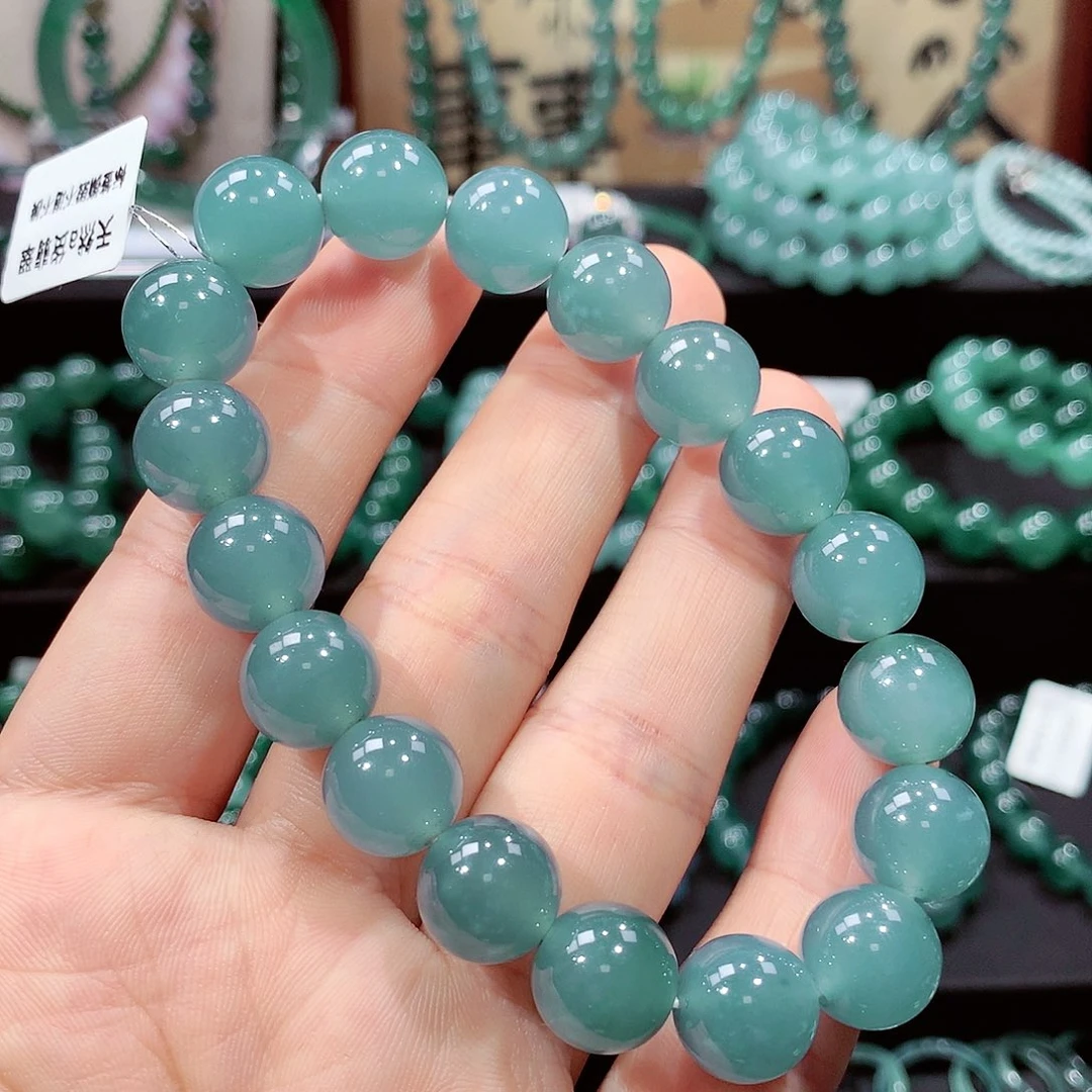 翡翠未镶嵌手链卡12