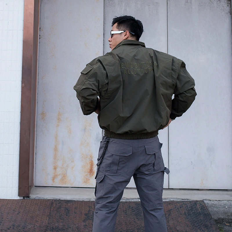 同素异形轻骑兵夹克休闲男外套男士春秋运动百搭宽松潮流防风秋季