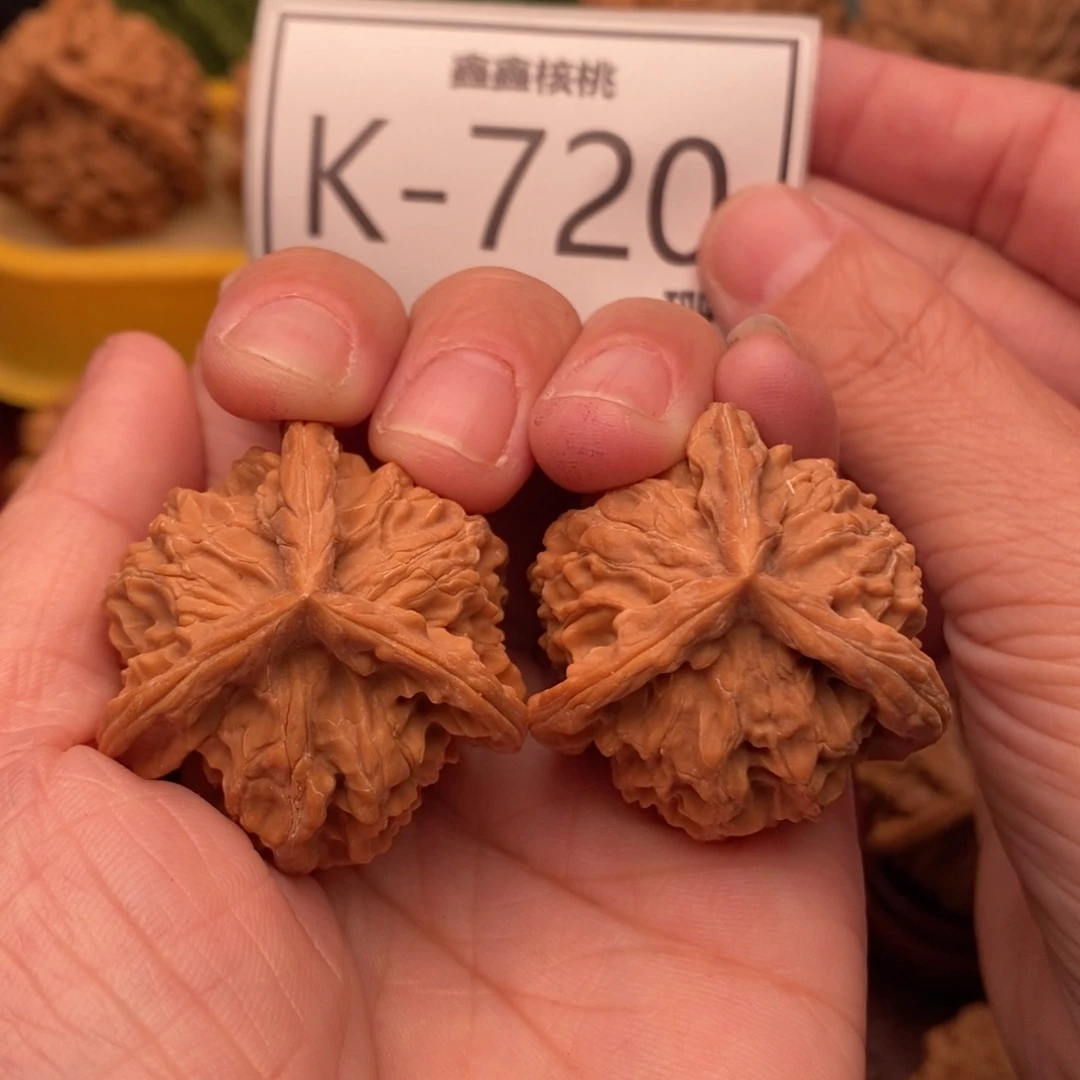 桃核把件盘山奔36….