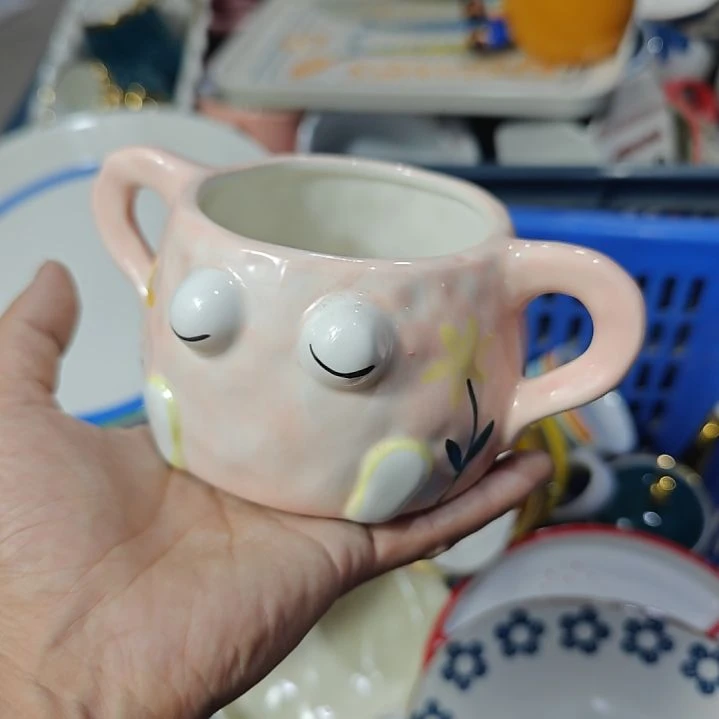 瓷片陶瓷杯碗盘微瑕介意慎拍
