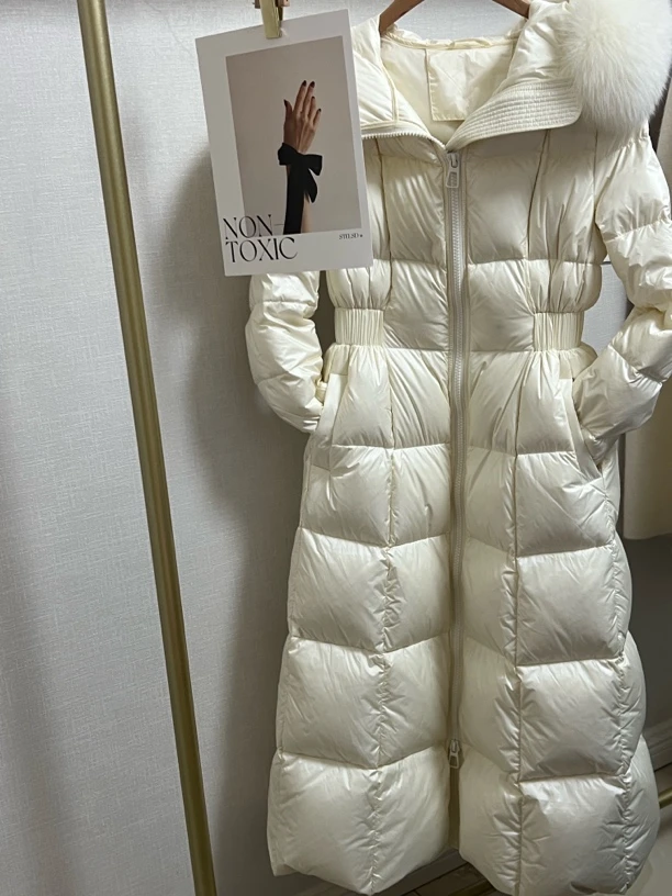 2024冬季新款超大毛领加厚外套