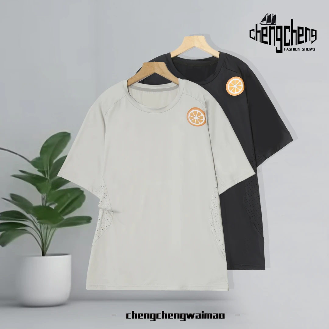 【特价】男女款网眼透气休闲设计感潮服时尚百搭夏短袖宽松T恤N358