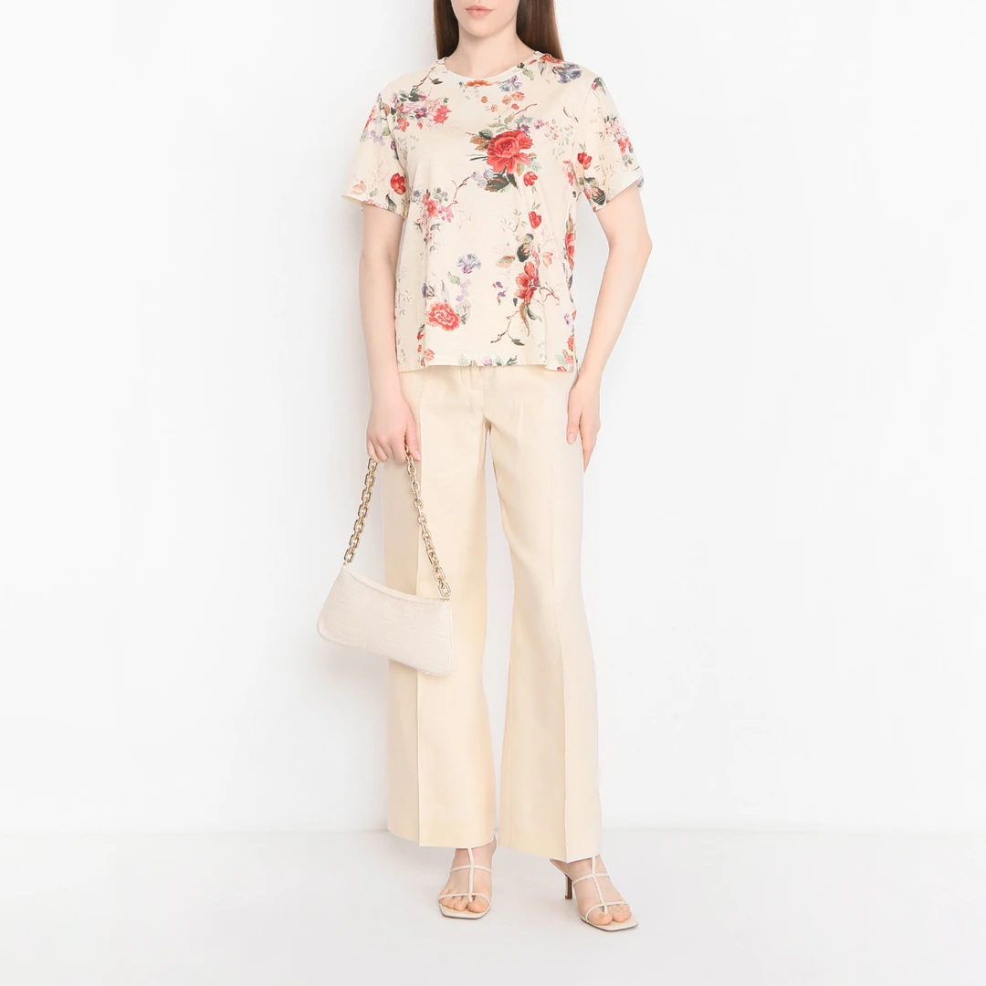 未使用 MaxMara 【国现 专柜价1500元】女士新款短袖T恤 Cadine 011