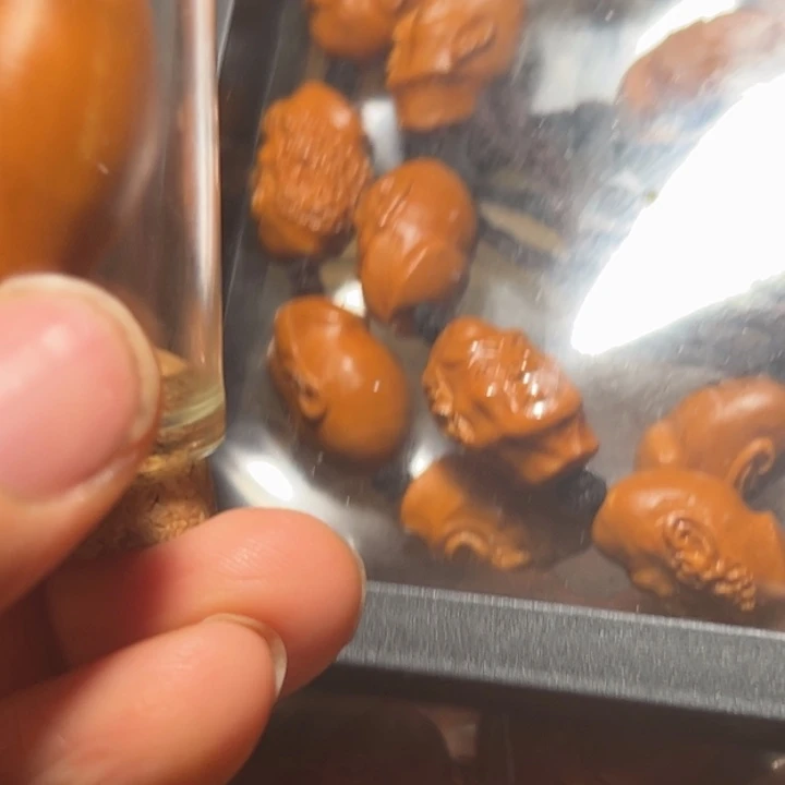 远***方橄榄核手串/手链纯手工小籽罗汉配观音