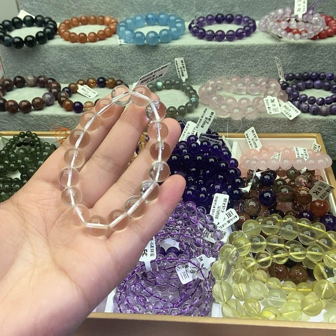 水晶手链未镶嵌?白水晶11