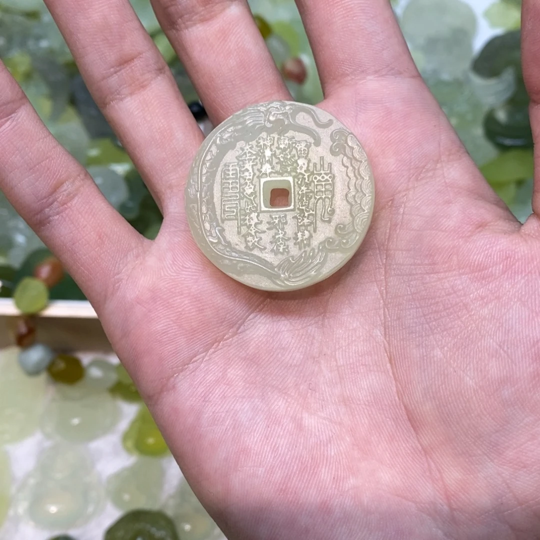 岫玉未镶嵌吊坠(不含链)