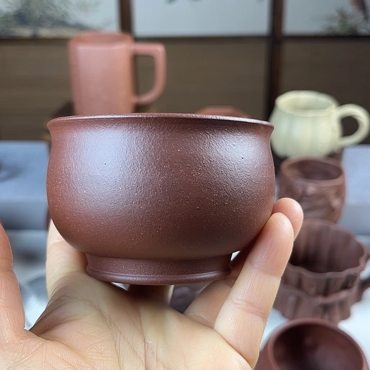 茶杯紫砂全手主人杯容量180