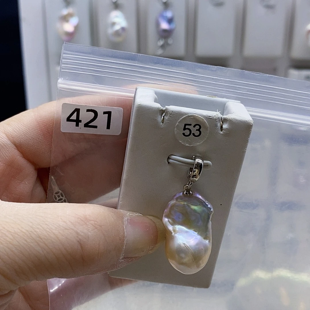 颈饰合金淡水珍珠