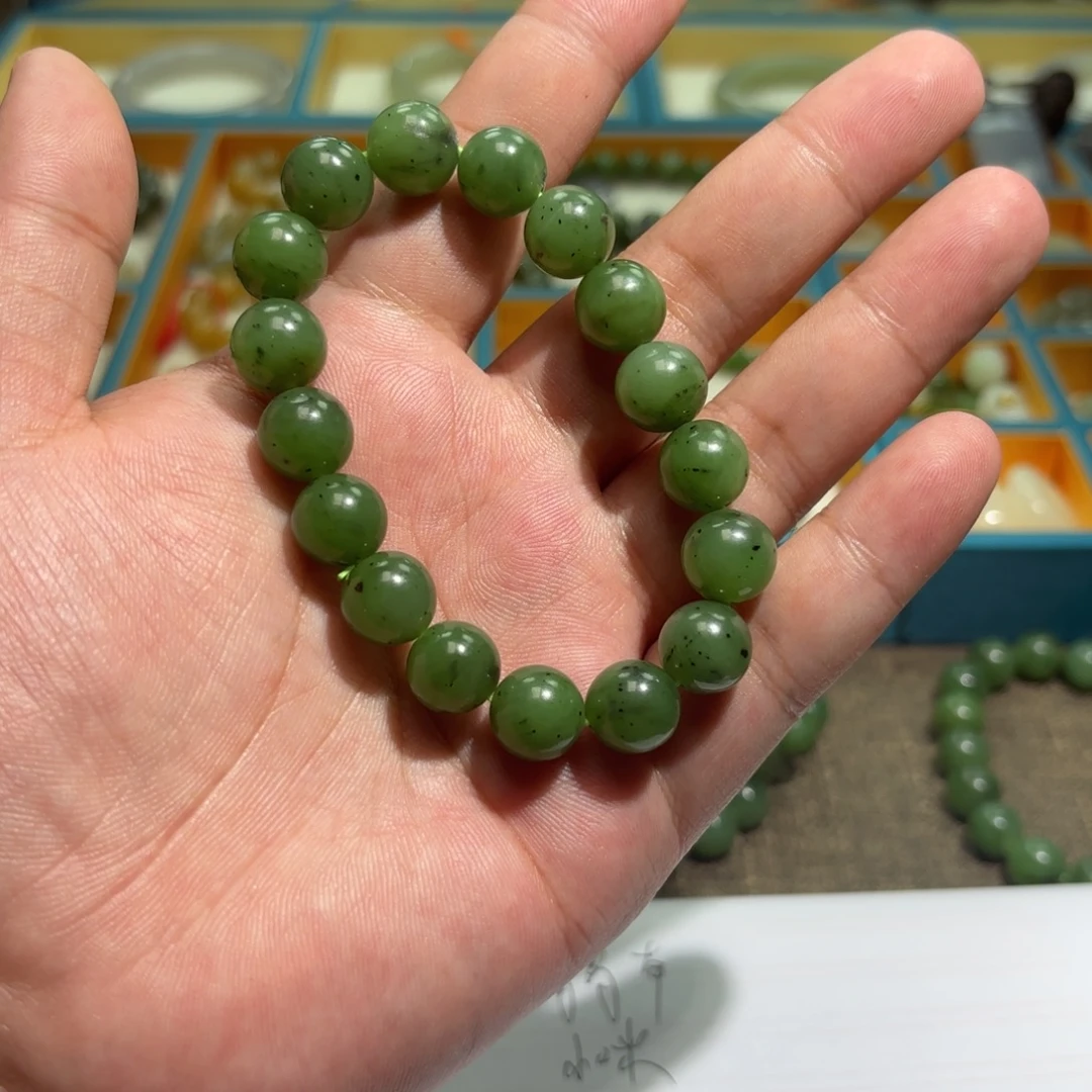 和田玉（碧玉）未镶嵌手串