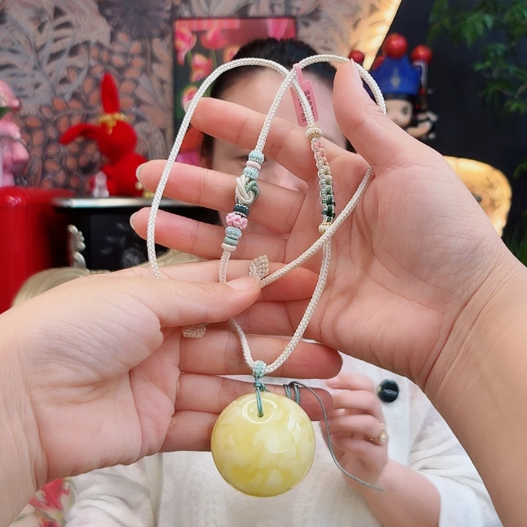 蜜蜡吊坠(不含链)未镶嵌项链