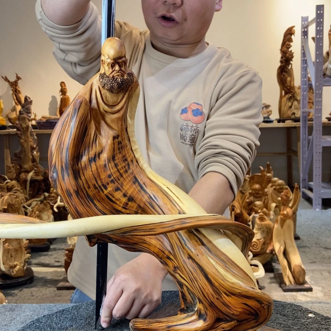 柏木（崖柏）太行崖柏根雕摆件