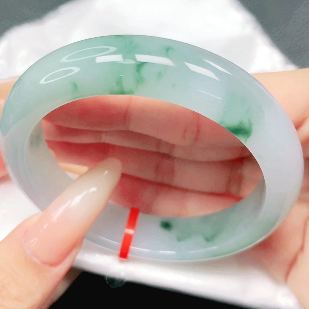 翡翠未镶嵌手镯55