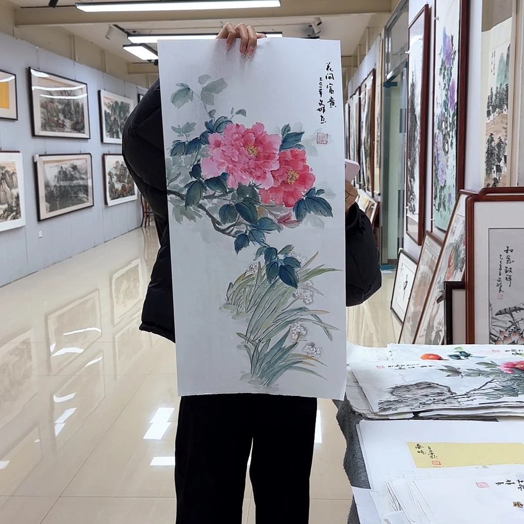 国画国画作品多次