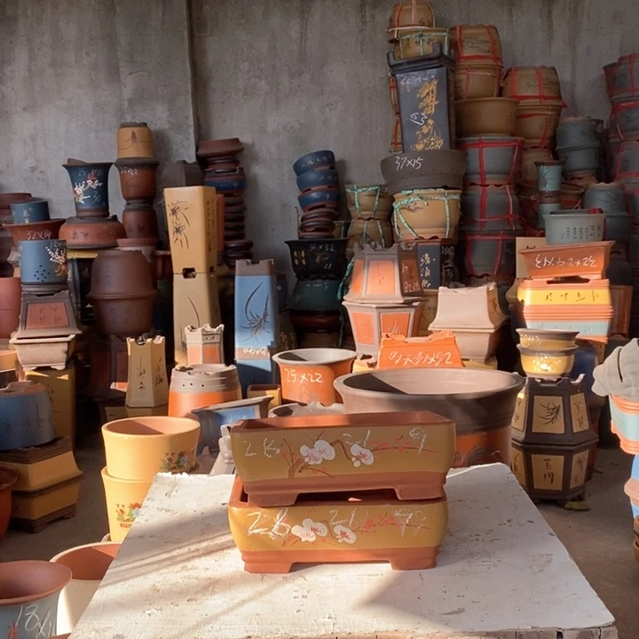 紫砂花盆紫砂花盆