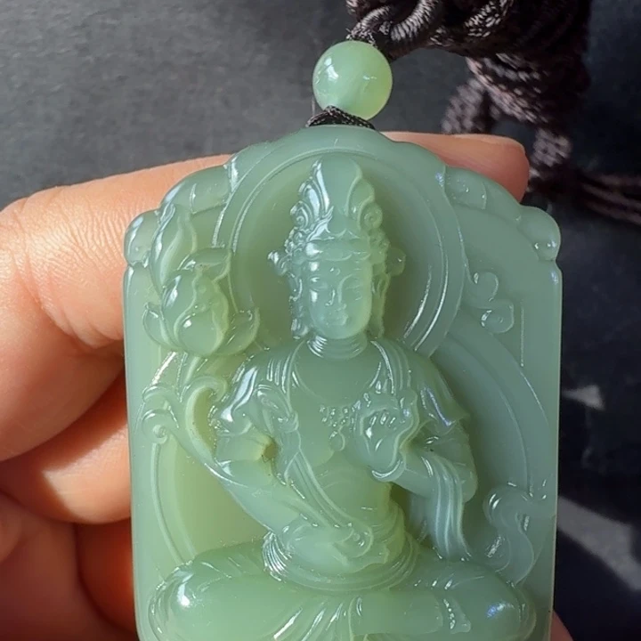 和田玉（碧玉）未镶嵌颈饰