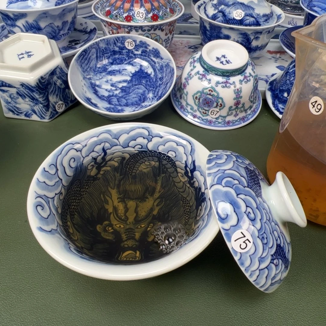 景德镇纯手工纯手绘茶具木木75