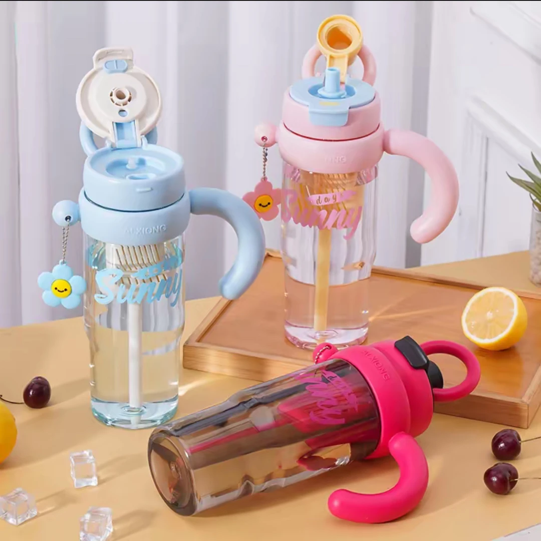 升级版冰霸1200ml直饮吸管便携随手杯