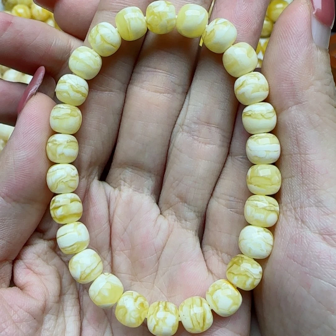 未镶嵌琥珀手链蜜蜡手串