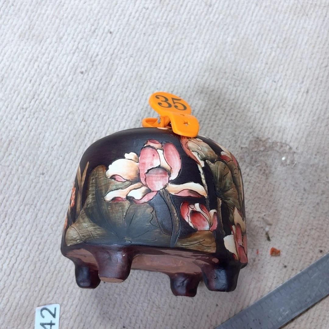 小***猪紫砂花盆陶瓷多肉花盆微瑕