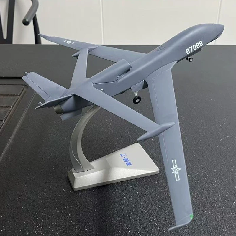 无侦7合金模型飞机航母摆件成品翼龙无人侦察机退伍收藏摆件