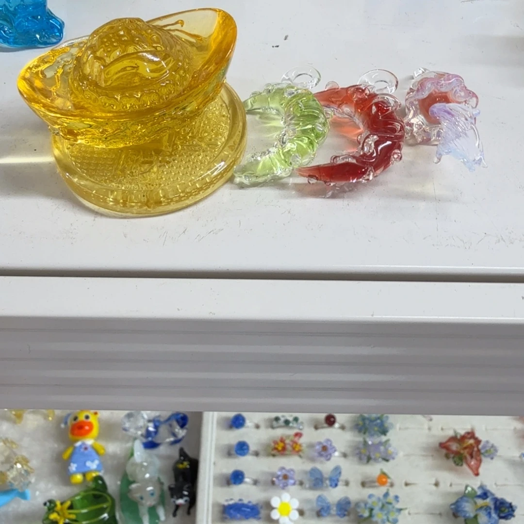 小***椰琉璃手工艺品吊坠元宝
