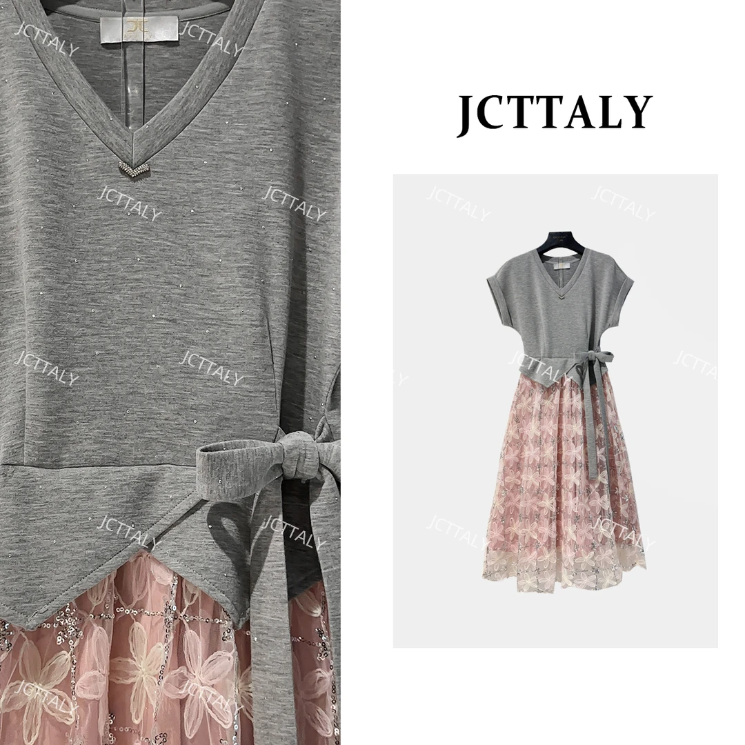 【宠粉价】夏季时尚新款设计师高奢时尚百搭气质显瘦连衣裙JC-A3597