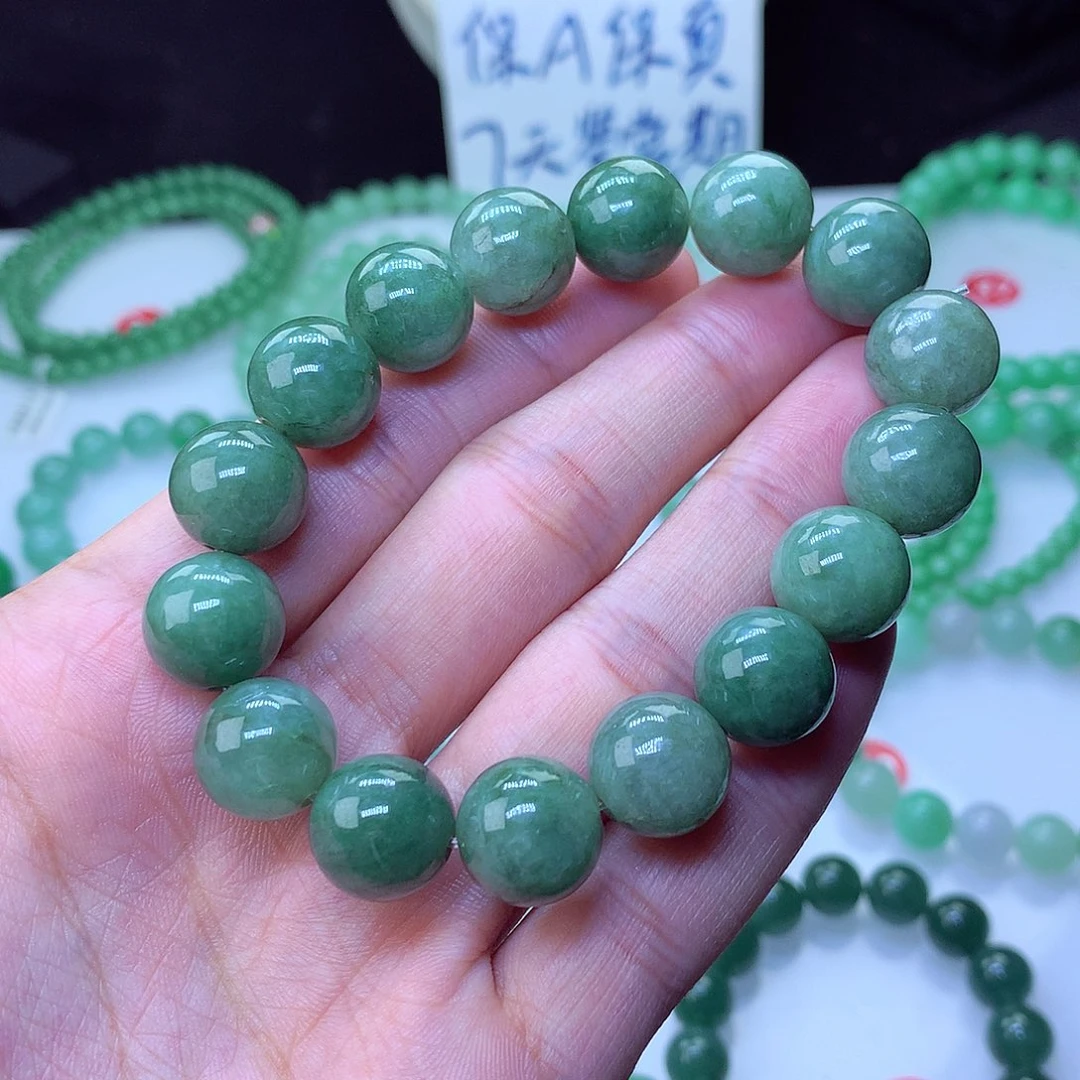 翡翠毛衣链未镶嵌