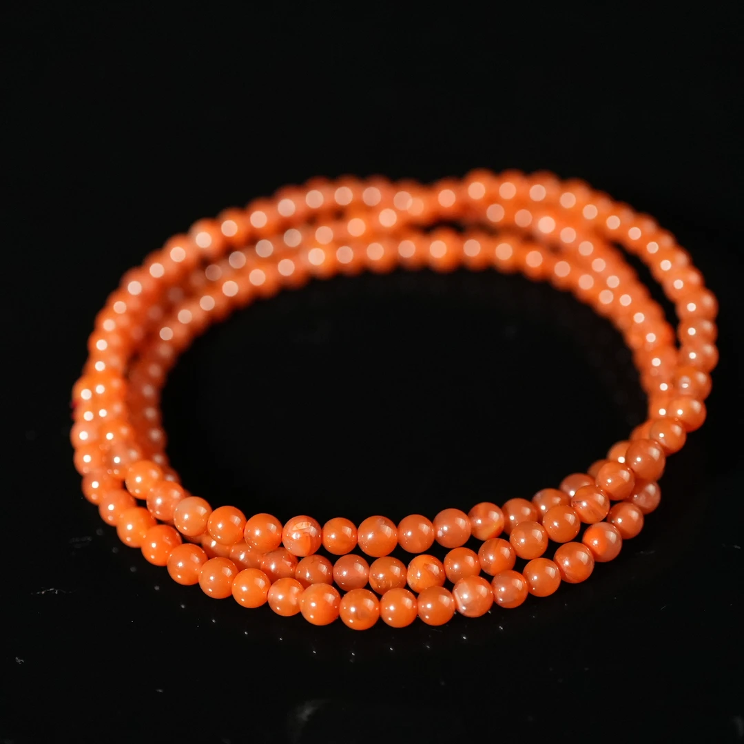小年份南红玛瑙念珠【华豫甄选】LFJ2504252099