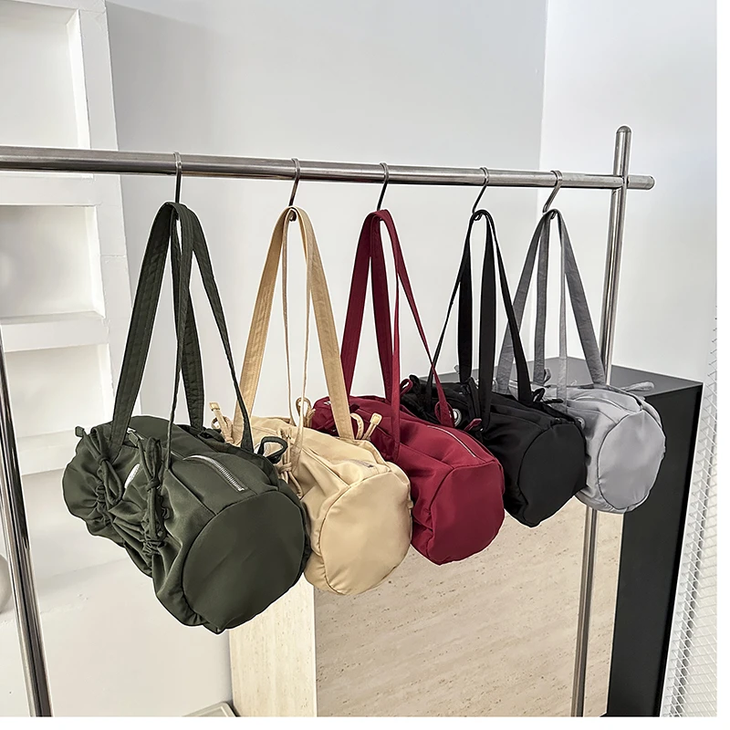 郜姐家cc系列腋下包都市简约单肩抽绳百搭欧美风ins网红女包韩版