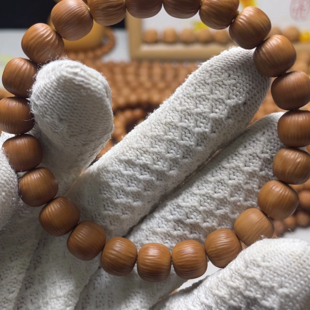 猴头核桃手串山峦9➕微瑕