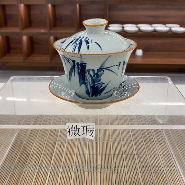 釉下老陶泥手工绘制