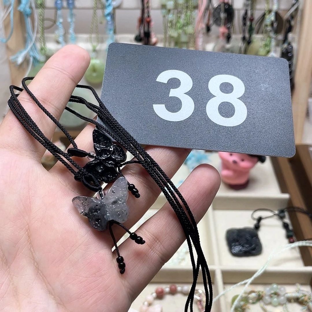 蛇纹石玉合金颈饰