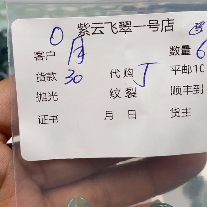 翡翠未镶嵌颈饰月*