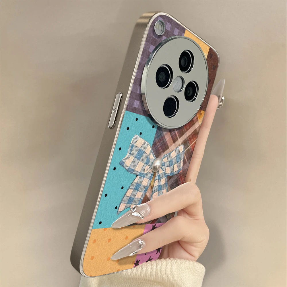 蝴蝶结拼接适用oppofindx8手机壳全包防摔网红女款小众高级保护套