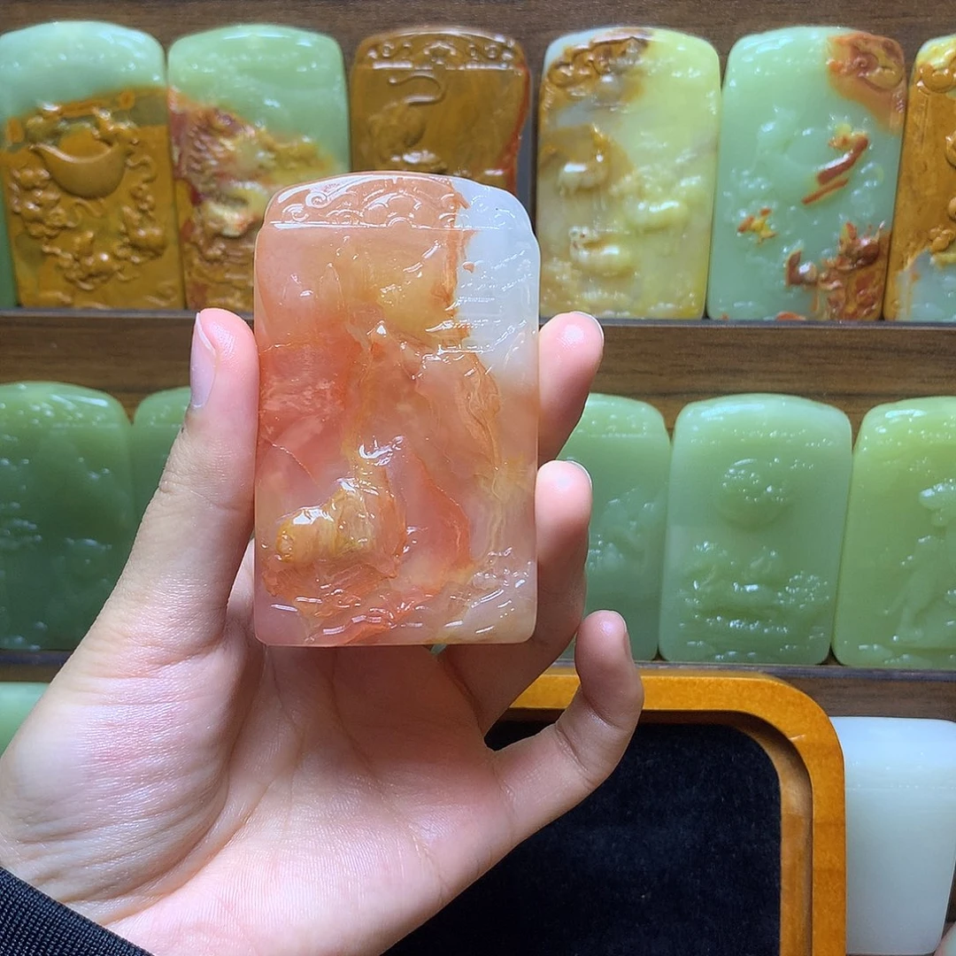 龙***天盆景石方解石石头