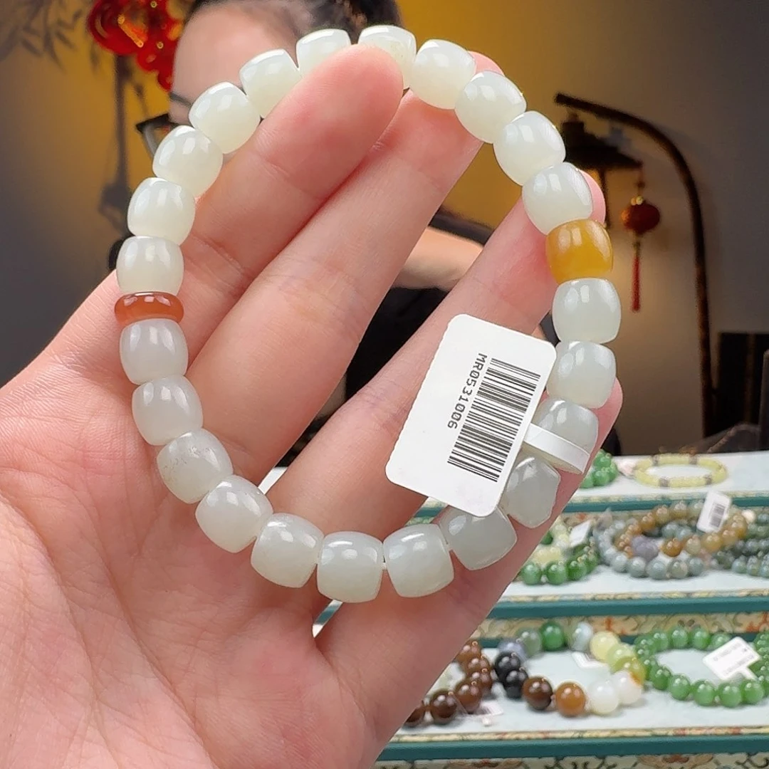 和田玉手串未镶嵌